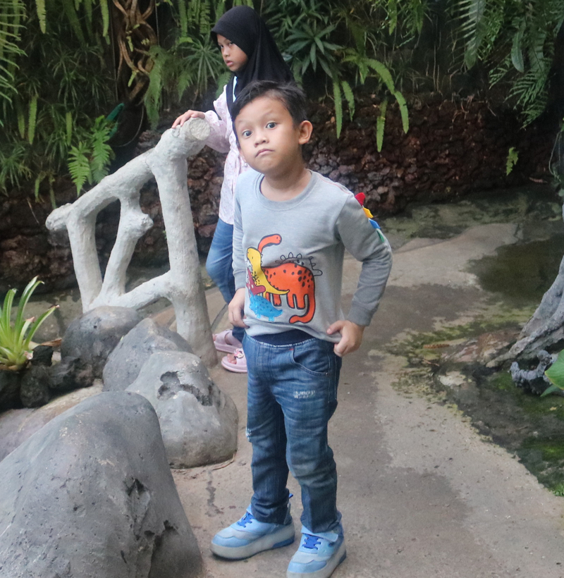 Syamil with a big eyes